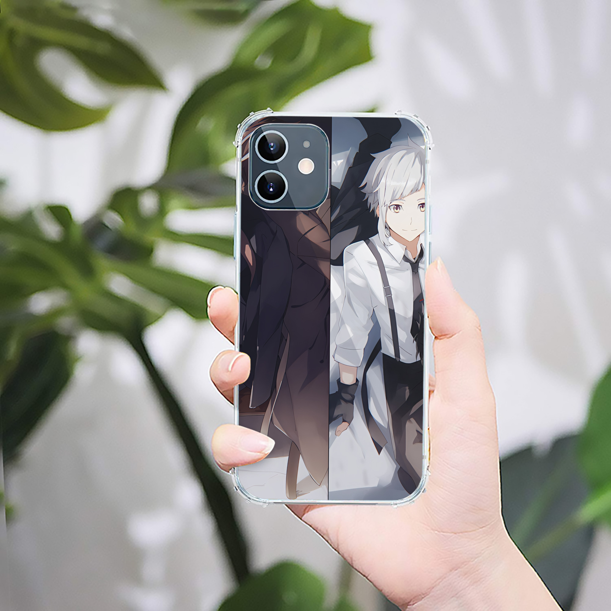 （画像用） 文豪ストレイドッグス Bungo Stray Dogs 【iPhone 12シリーズ対応】透明スマホケース（クリアソフトケース）